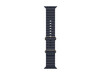 Apple Watch 49mm Ocean-Armband, blau - Gehäusefarbe schwarz