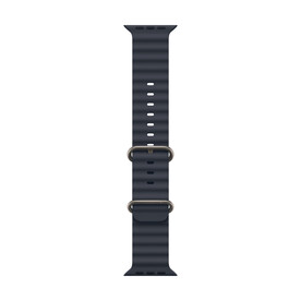 Apple Watch 49mm Ocean-Armband, blau - Gehäusefarbe natur