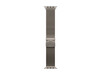 Apple Watch 49mm Milanaise Armband, Titan natur - medium