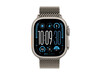 Apple Watch 49mm Milanaise Armband, Titan natur - large