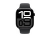 Apple Watch 46mm Sportarmband, schwarz - S/M
