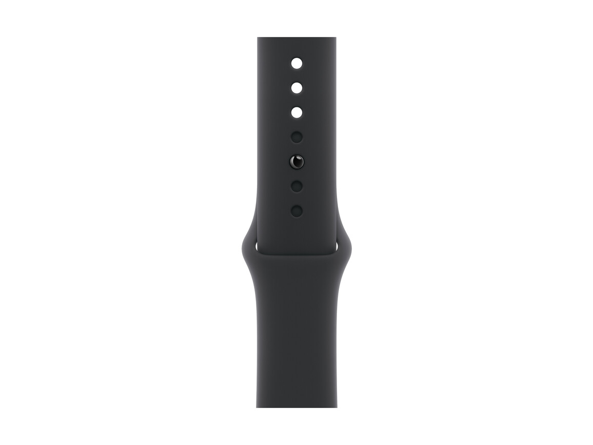 Apple Watch 46mm Sportarmband, schwarz - M/L