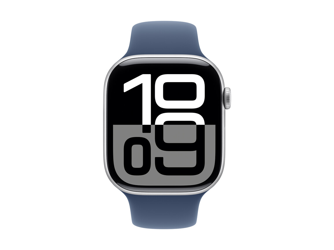 Apple Watch 46mm Sportarmband, denim - S/M