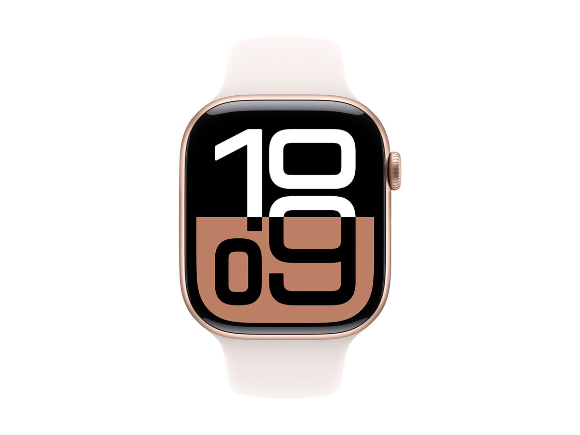 Apple Watch 46mm Sportarmband, blassrosa - M/L