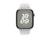 Apple Watch 46mm Nike Sportarmband, pure platinum - S/M