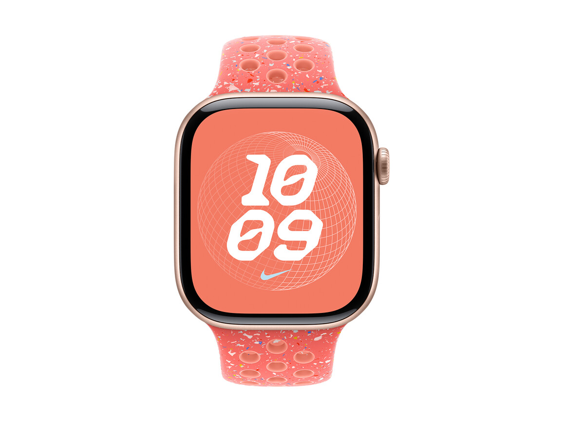 Apple Watch 46mm Nike Sportarmband, magic ember - S/M