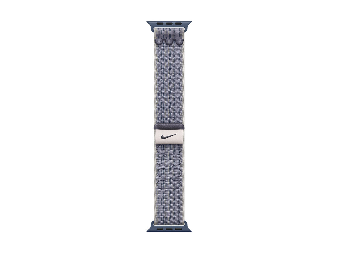 Apple Watch 46mm Nike Sport Loop, grau/blau&gt;