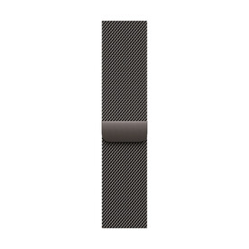 Apple Watch 46mm Milanaise-Armband, schiefer - S/M
