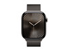 Apple Watch 46mm Milanaise-Armband, schiefer - S/M