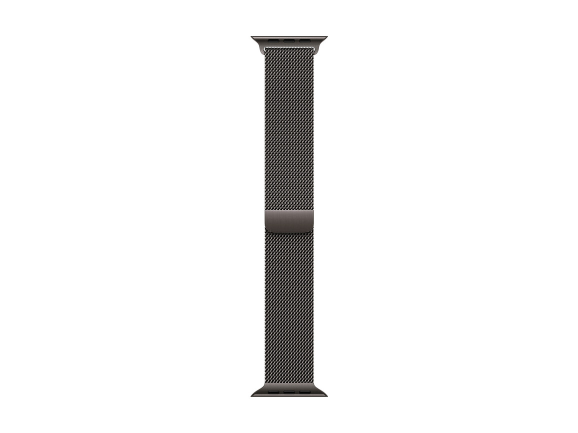 Apple Watch 46mm Milanaise-Armband, schiefer - M/L