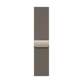 Apple Watch 46mm Milanaise-Armband, natur - S/M