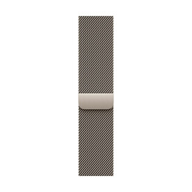 Apple Watch 46mm Milanaise-Armband, natur - M/L