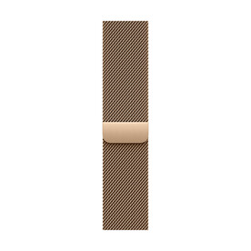 Apple Watch 46mm Milanaise-Armband, gold - S/M