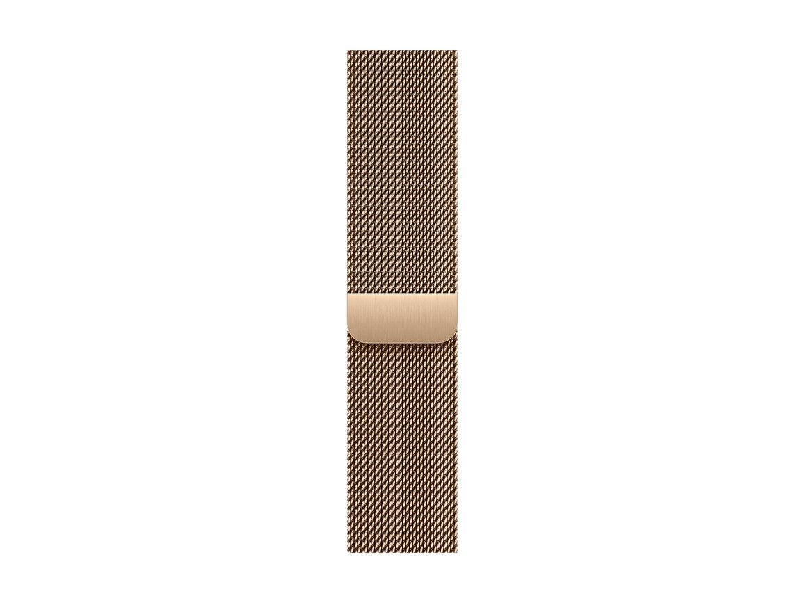 Apple Watch 46mm Milanaise-Armband, gold - M/L