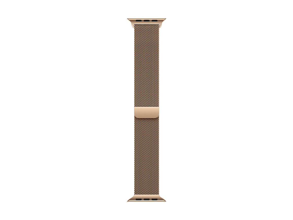 Apple Watch 46mm Milanaise-Armband, gold - M/L