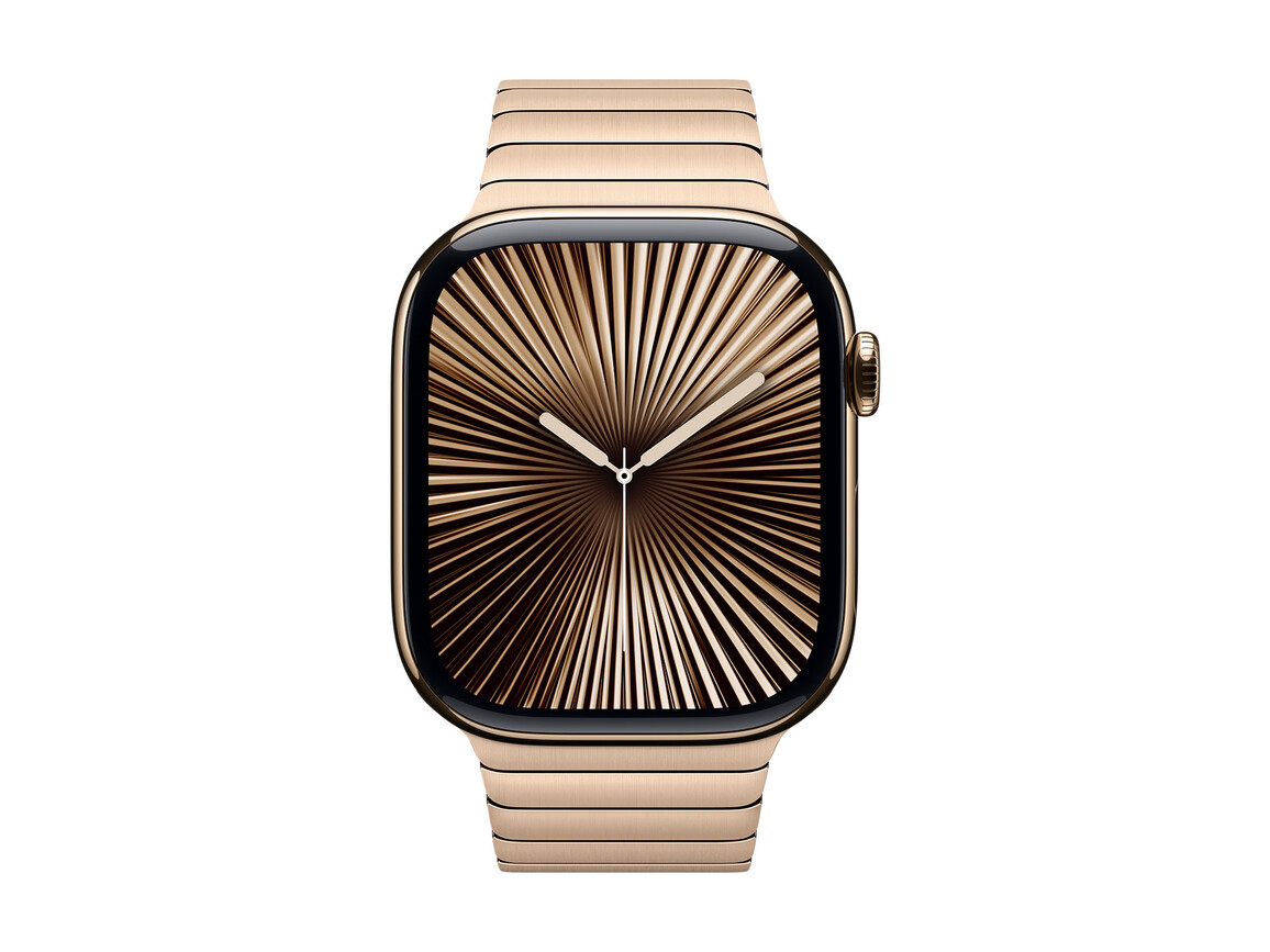 Apple Watch 46mm Gliederarmband, gold