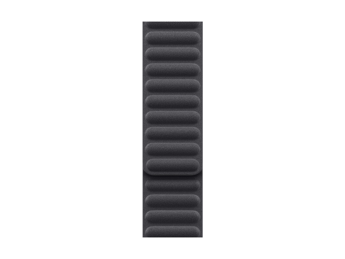 Apple Watch 46mm Armband mit Magnetverschluss, schwarz - S/M>
