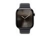 Apple Watch 46mm Armband mit Magnetverschluss, schwarz - S/M>