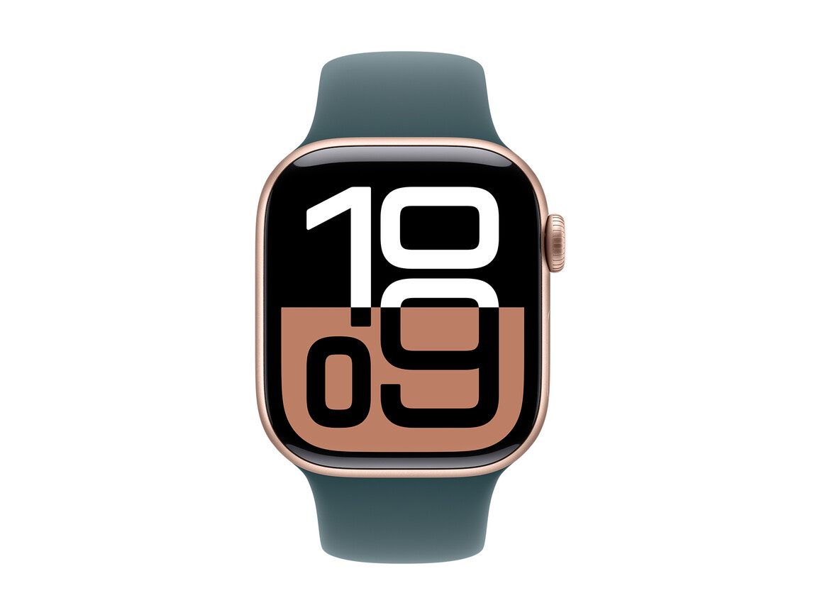 Apple Watch 42mm Sportarmband, seegrün - M/L