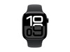 Apple Watch 42mm Sportarmband, schwarz - S/M