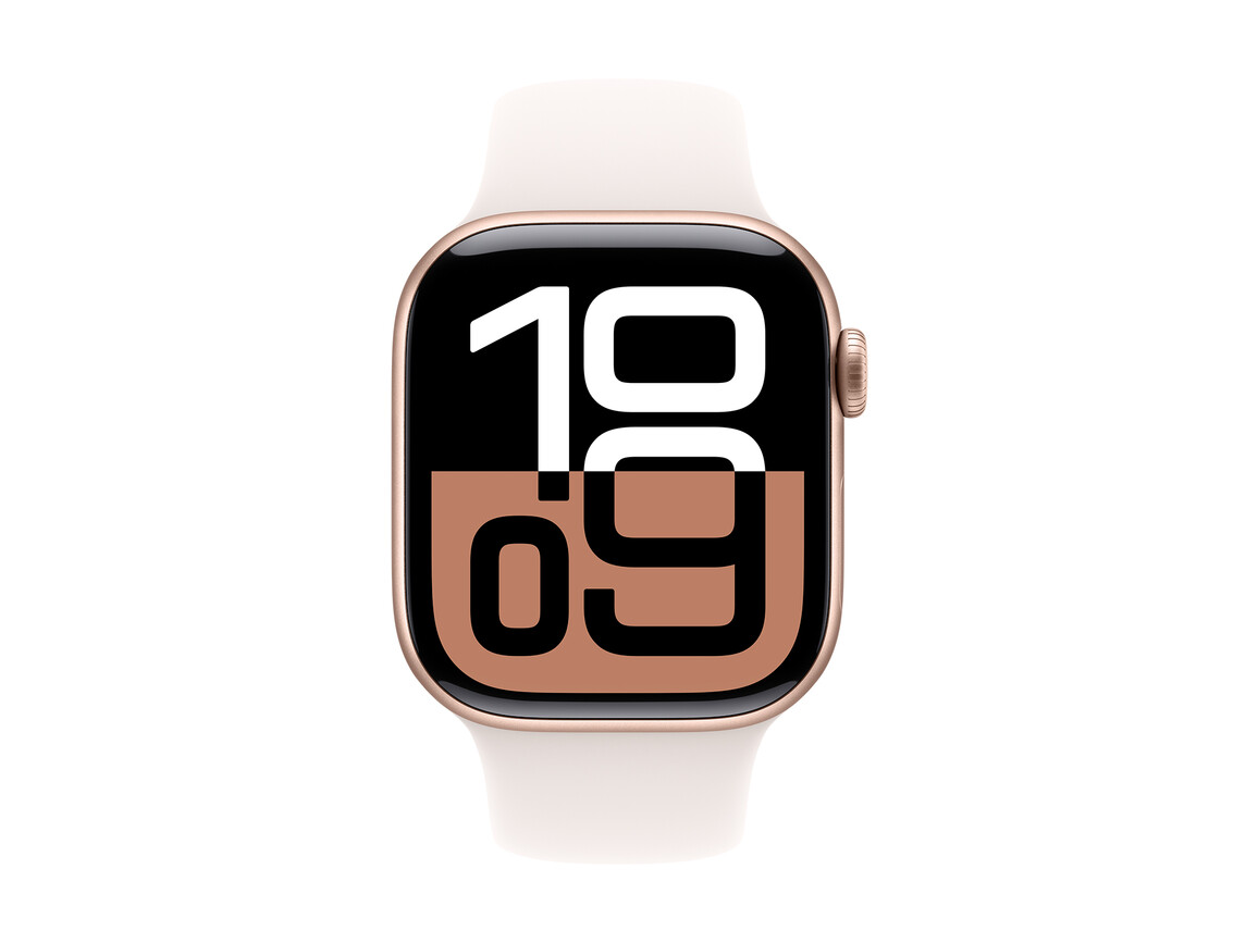 Apple Watch 42mm Sportarmband, blassrosa - M/L