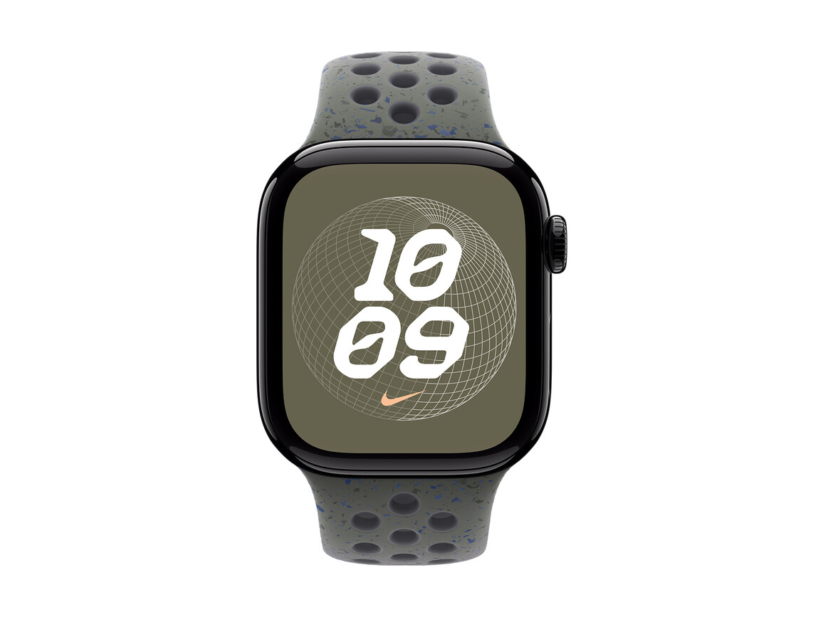 Apple Watch 42mm Nike Sportarmband, cargo khaki - M/L