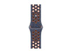 Apple Watch 42mm Nike Sportarmband, blue flame - S/M