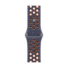Apple Watch 42mm Nike Sportarmband, blue flame - S/M