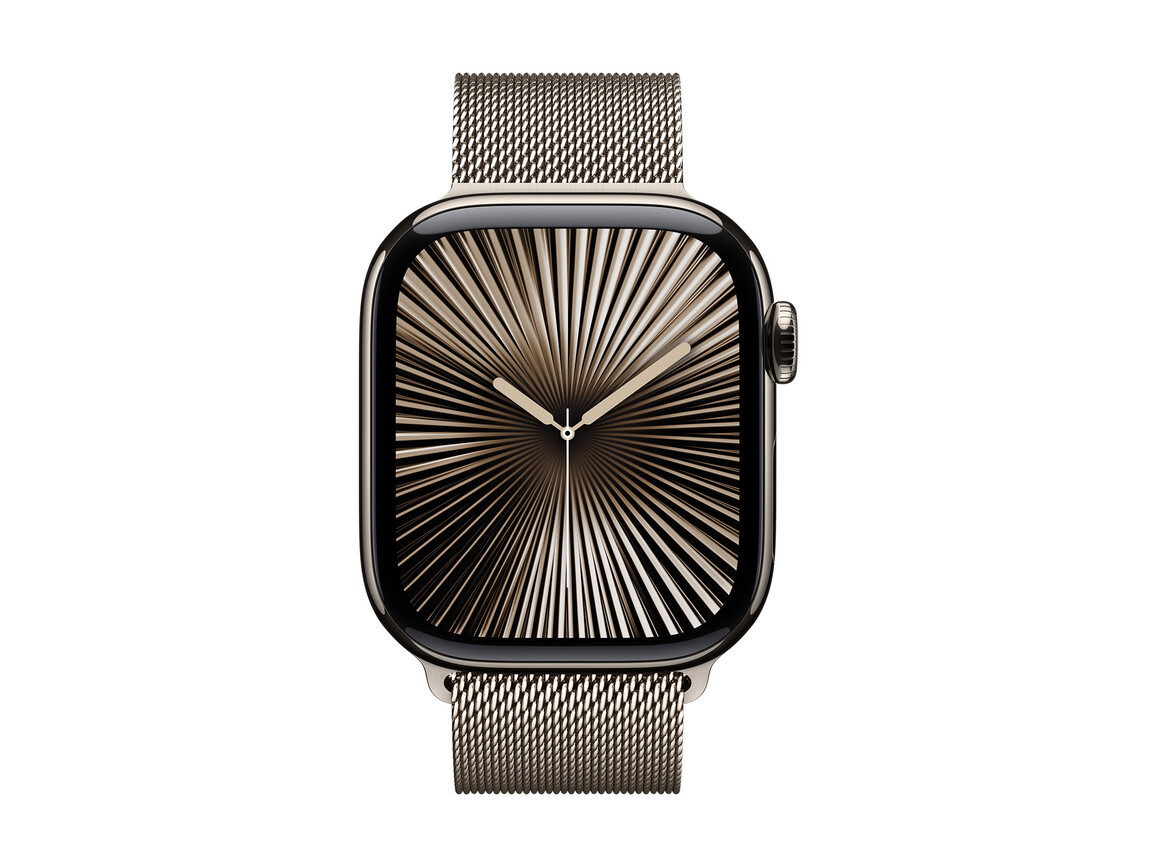 Apple Watch 42mm Milanaise-Armband, natur