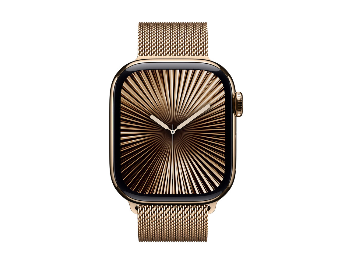 Apple Watch 42mm Milanaise-Armband, gold