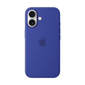 Apple iPhone 16 Silikon Case mit MagSafe, ultramarin