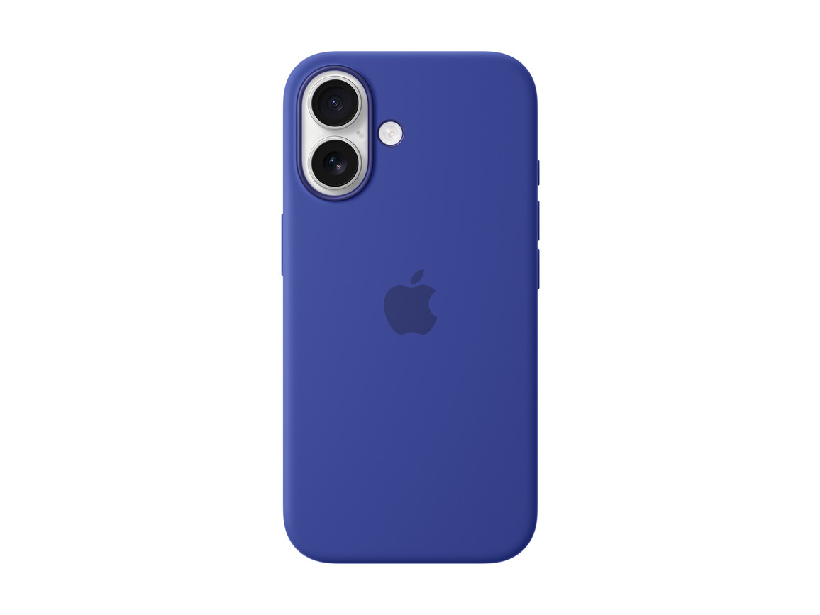Apple iPhone 16 Silikon Case mit MagSafe, ultramarin