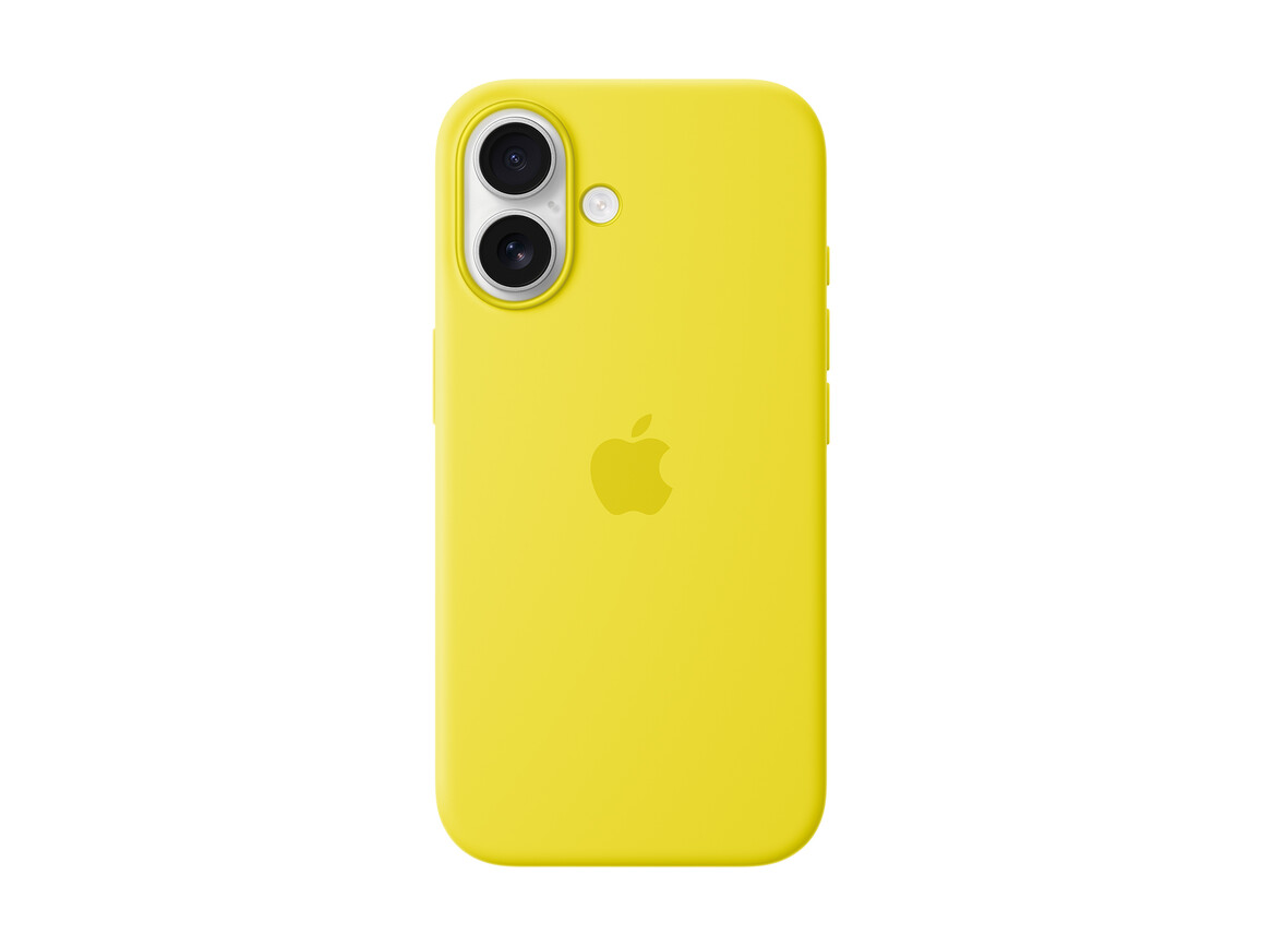 Apple iPhone 16 Silikon Case mit MagSafe, sternfrucht>