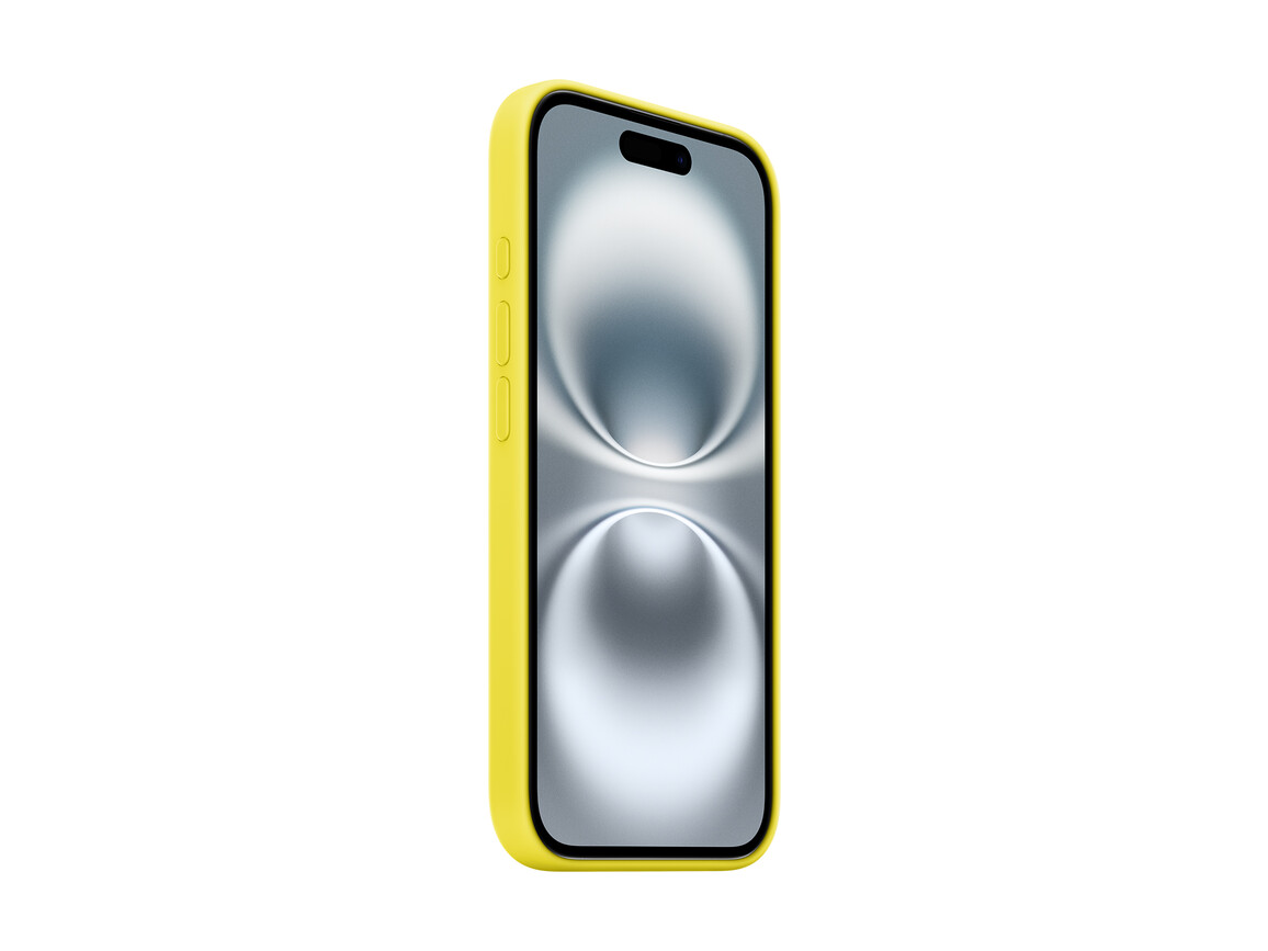 Apple iPhone 16 Silikon Case mit MagSafe, sternfrucht>
