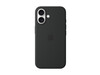 Apple iPhone 16 Silikon Case mit MagSafe, schwarz