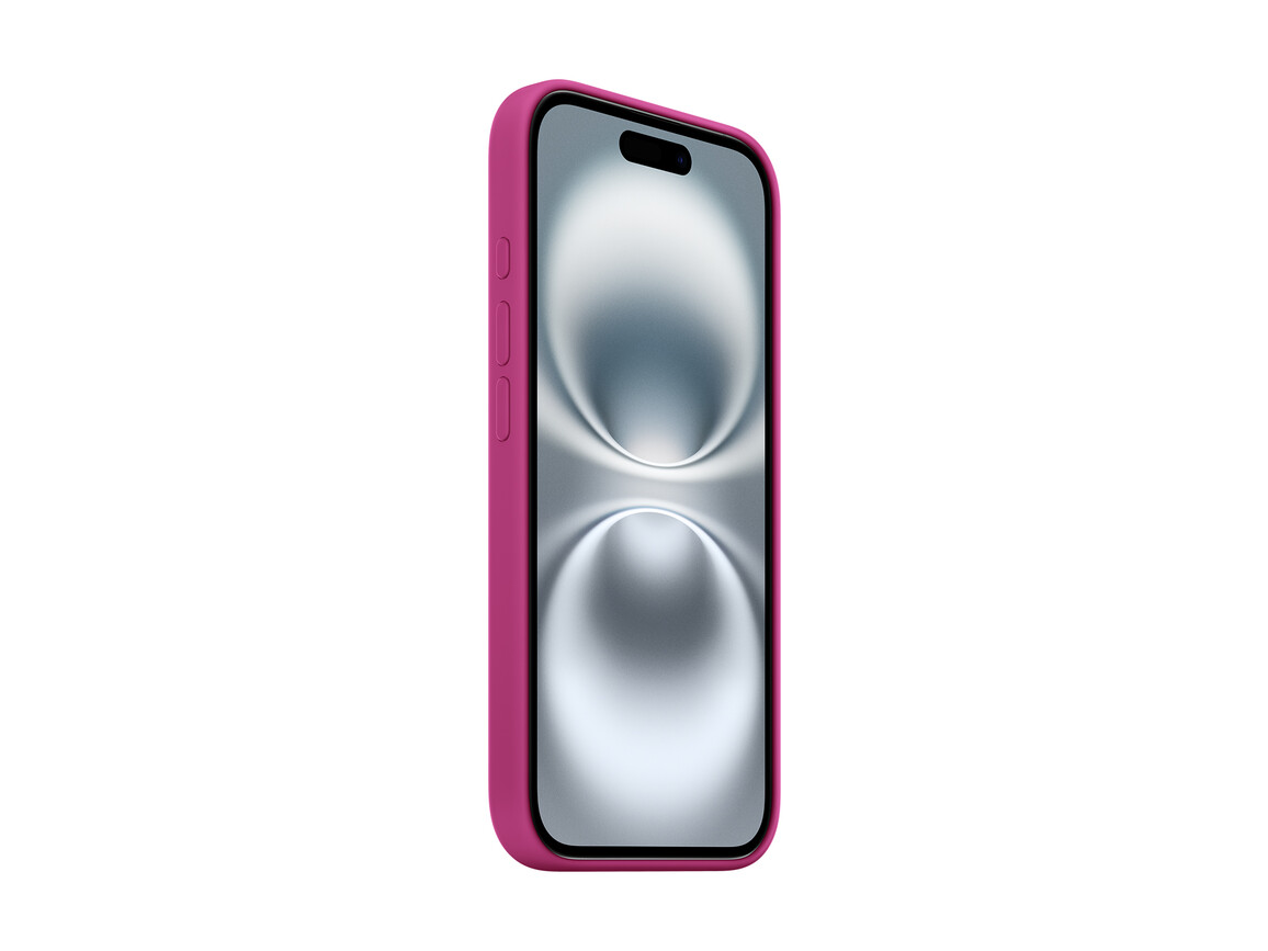 Apple iPhone 16 Silikon Case mit MagSafe, fuchsia