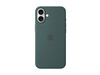 Apple iPhone 16 Plus Silikon Case mit MagSafe, seegrün