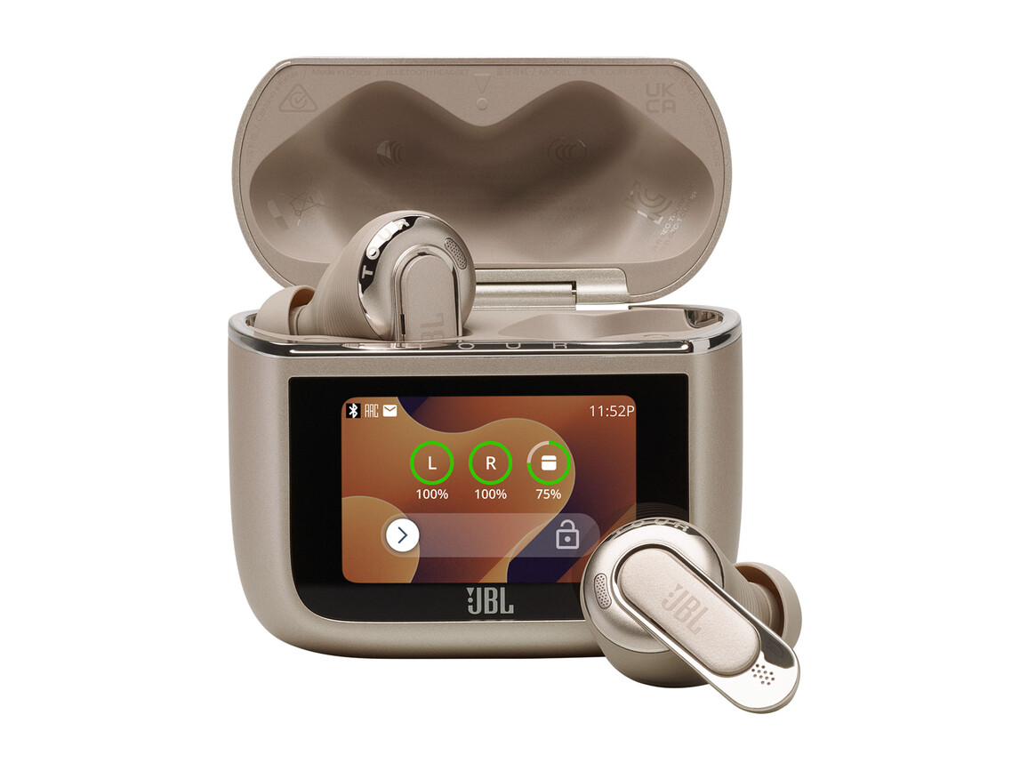 JBL Tour Pro 3 TWS, kabelloser In-Ear Bluetooth Kopfhörer, taupe