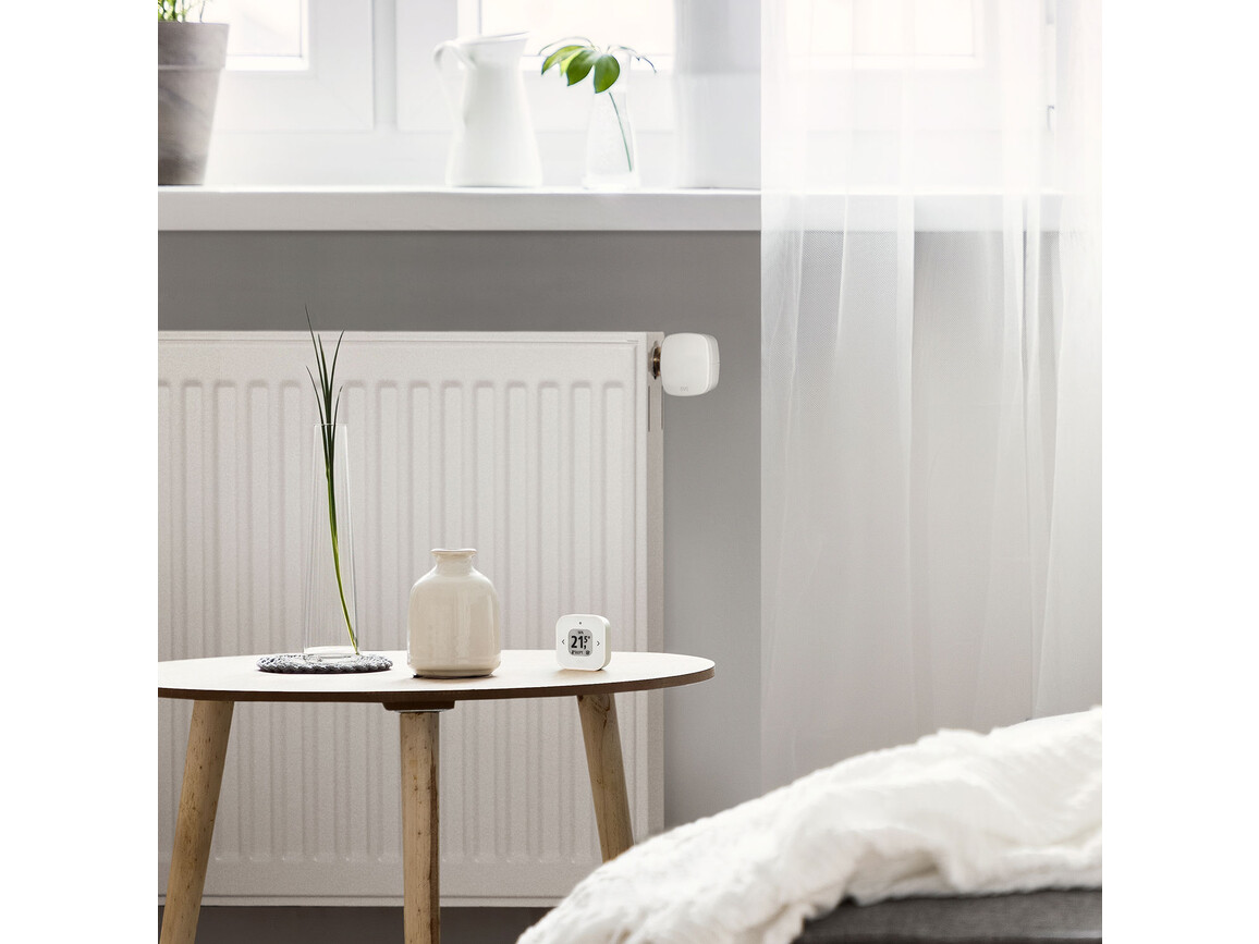 Eve Thermo Raumkomfort-Set für Apple Home, 1 Eve Thermo + 1 Eve Thermo Control