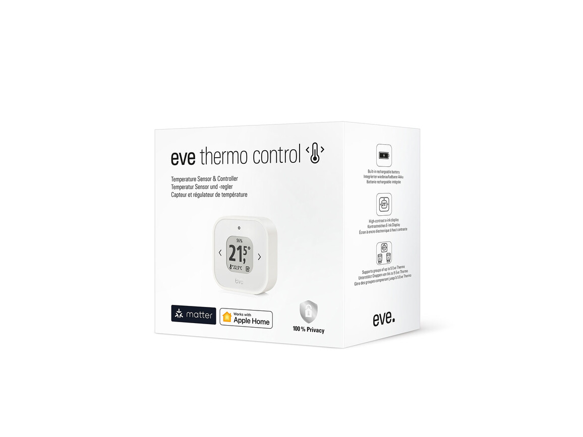 Eve Thermo Control Matter, Temperatursensor und -regler für Eve Thermo Matter