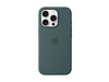 Apple iPhone 16 Pro Silikon Case mit MagSafe, seegrün