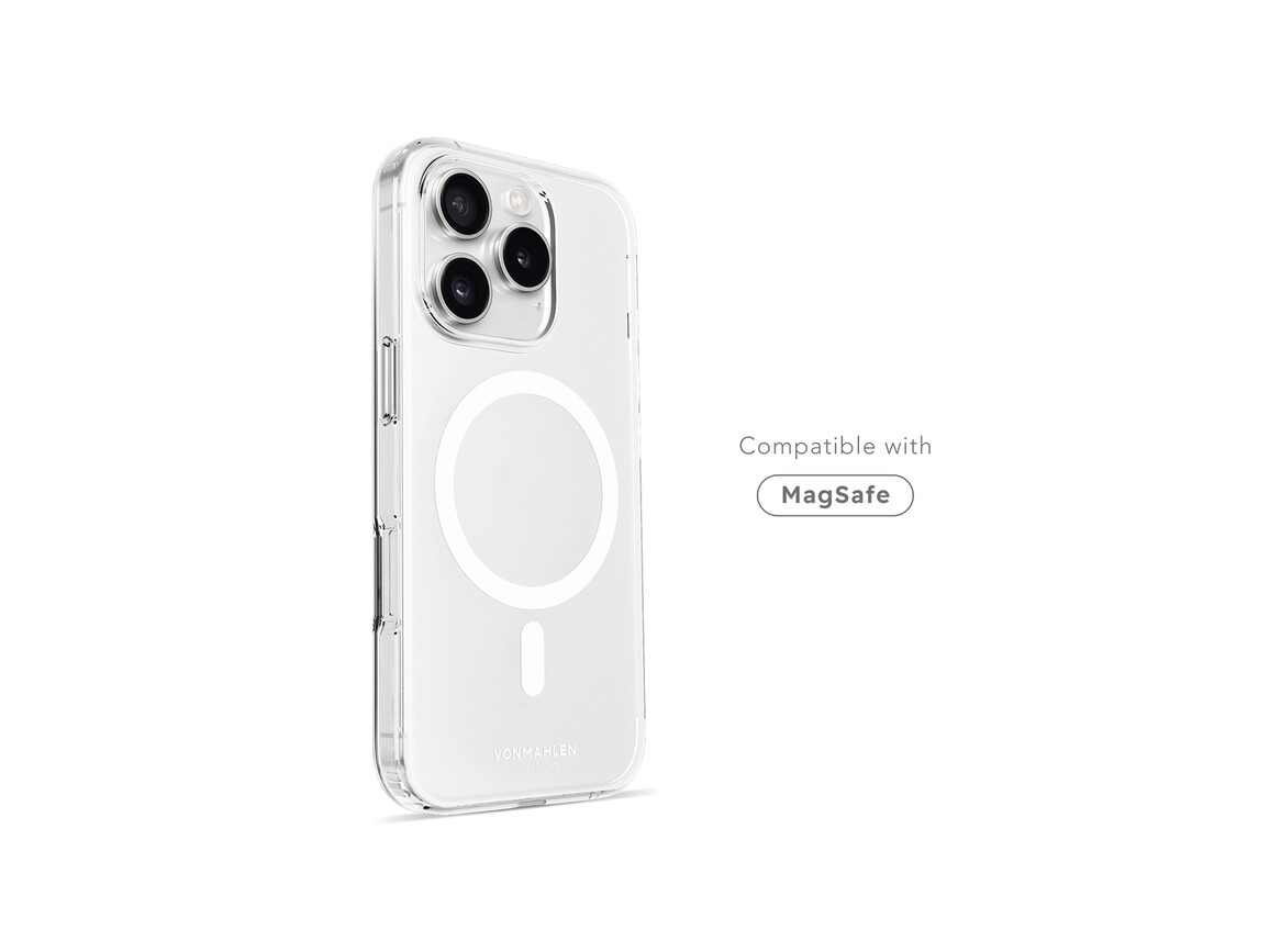Vonmählen Clear-Case für iPhone 16, transparent