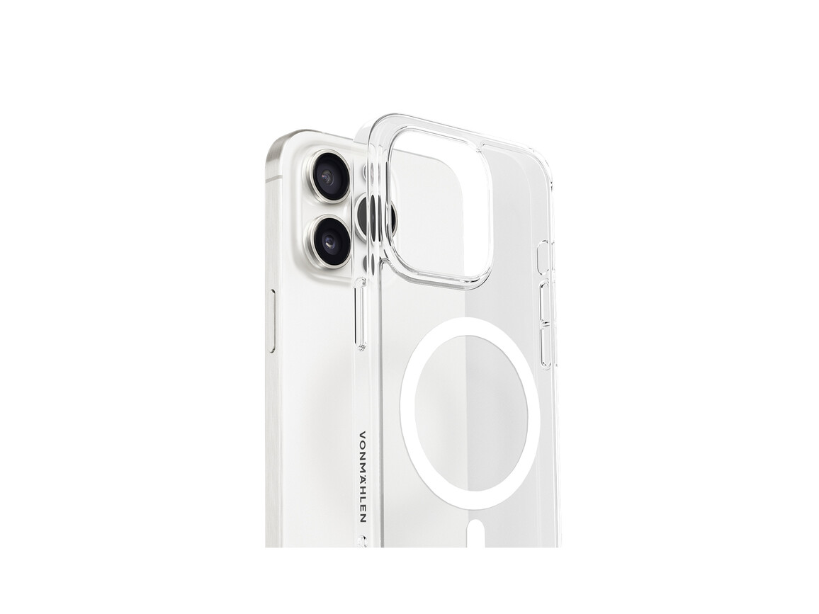 Vonmählen Pro Clear-Case für iPhone 16 Pro, transparent
