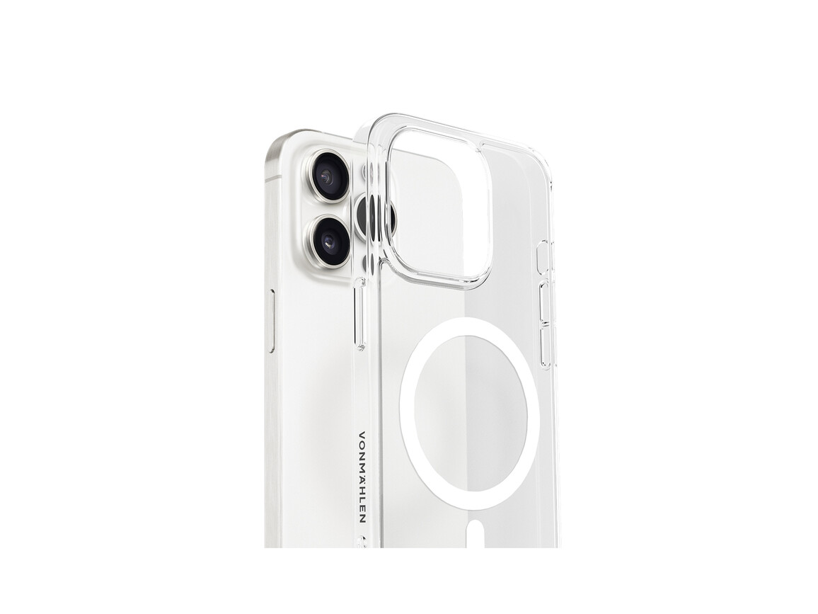 Vonmählen Pro Clear-Case für iPhone 16 Pro Max, transparent