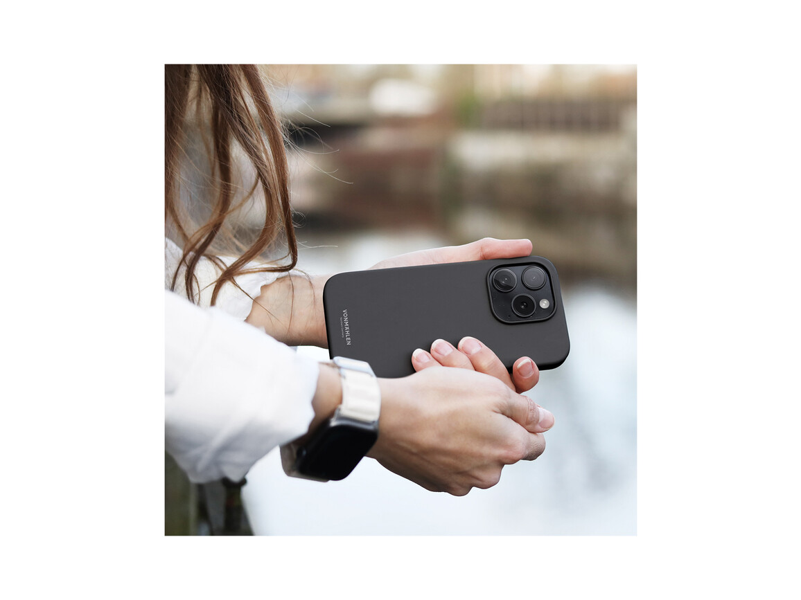 Vonmählen Silikon-Case für iPhone 16 Plus, schwarz