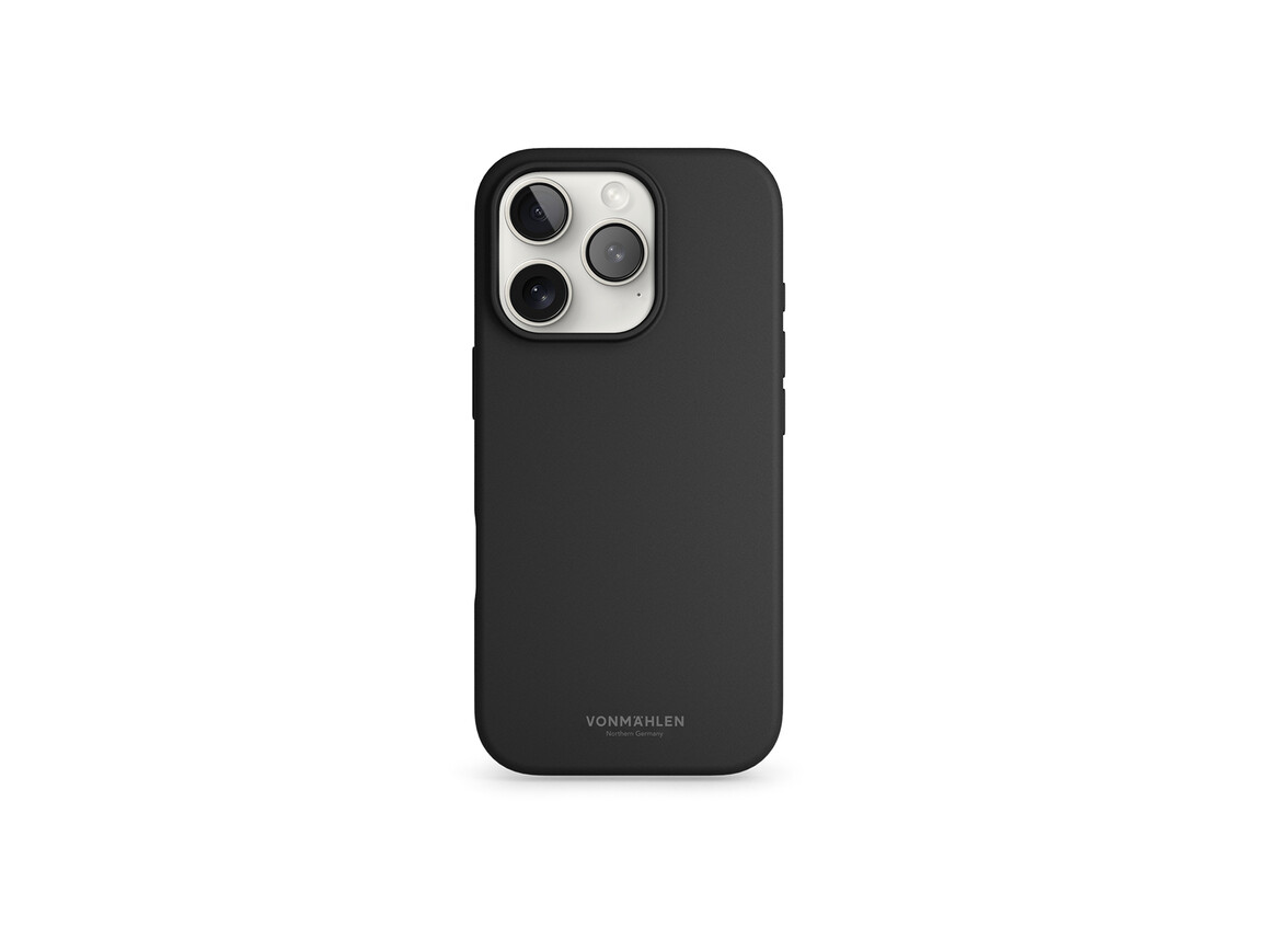 Vonmählen Silikon-Case für iPhone 16 Pro Max, schwarz