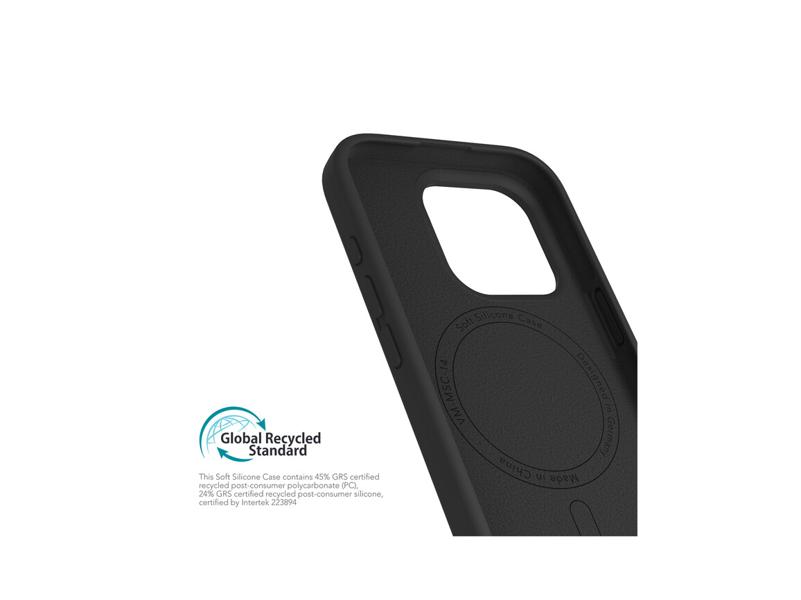 Vonmählen Silikon-Case für iPhone 16 Pro Max, schwarz
