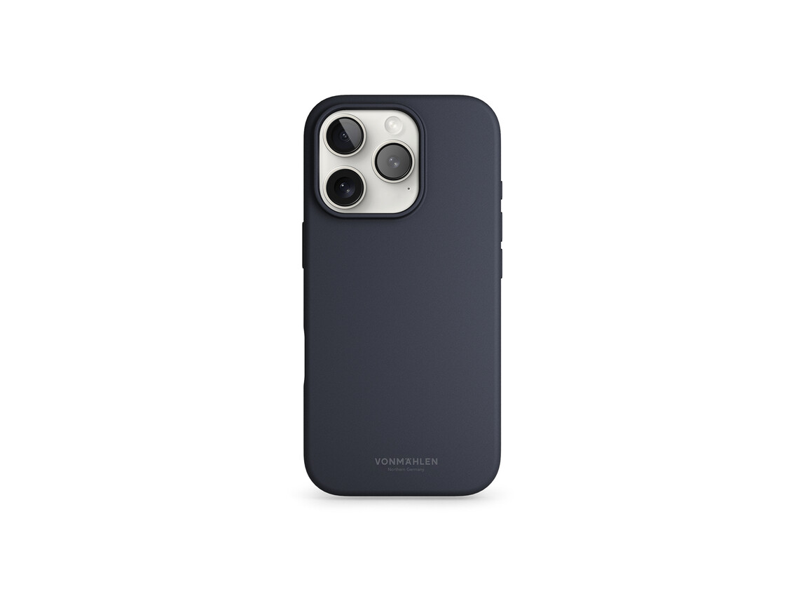 Vonmählen Silikon-Case für iPhone 16 Pro, dunkelblau