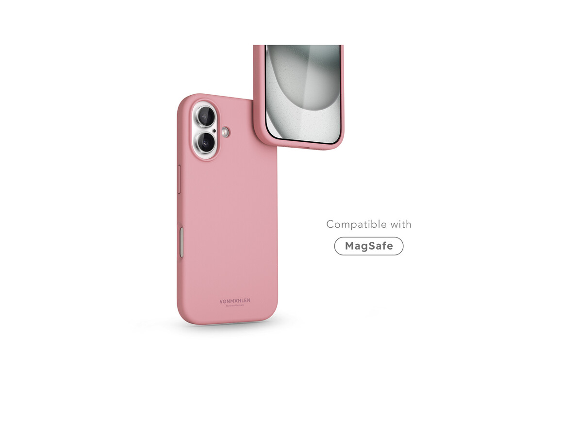 Vonmählen Silikon-Case für iPhone 16, rosa