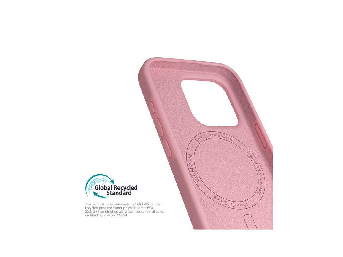 Vonmählen Silikon-Case für iPhone 16 Pro, rosa